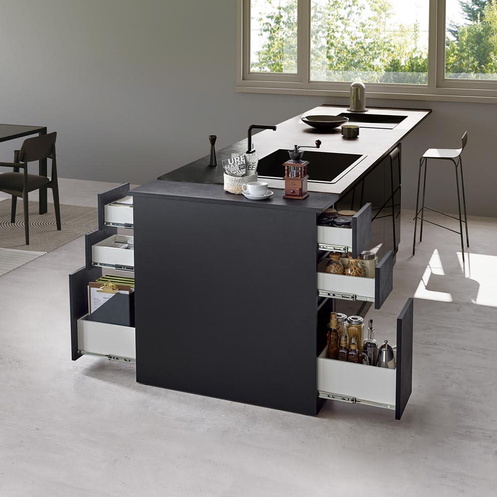 ぴったりオーダー両面収納シリーズ 引き出し 幅30cm奥行60〜100cm高さ65〜90cm