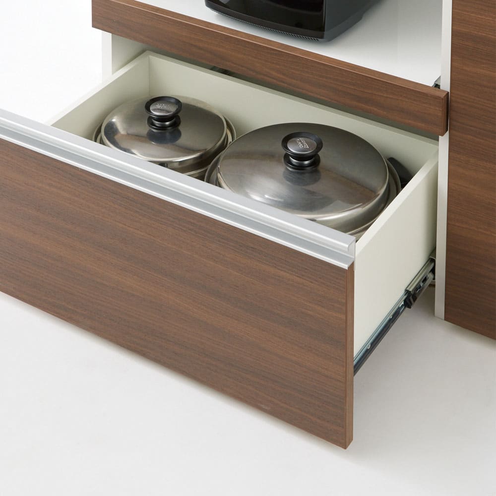 サイズが選べる家電収納キッチンカウンター ロータイプ 幅60cm [5]