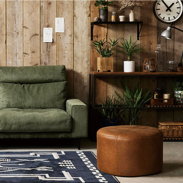 ドット スツール 40cm スーパーレザーテックス アッシュブラック [5]