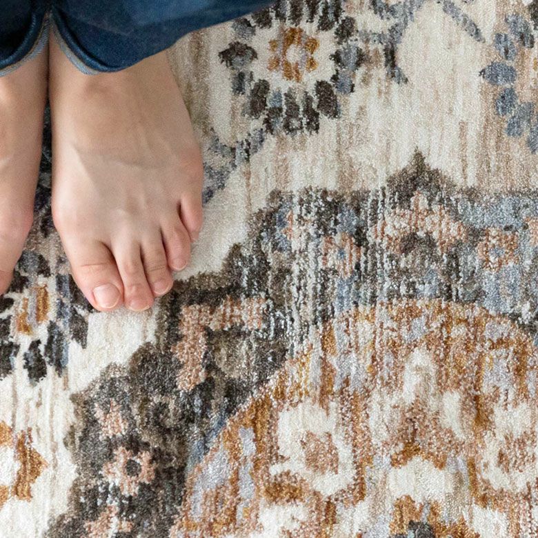 敷物 マット 春 夏 秋 冬 模様 柄 ビンテージ風 ヴィンテージ風 [2]