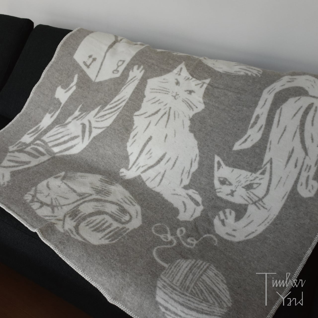 【ONLINE限定】KISSANPÄIVÄT ウールブランケット / beige-white / 130×180cm / ウール / キッサンパイヴァット ウールブランケット / LAPUAN KANKURIT（ラプアン カンクリ） [2]