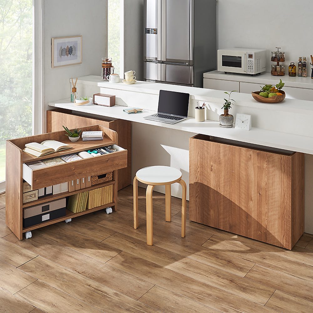 隠せるカウンター下収納 マルチタイプ 幅59高さ66cm