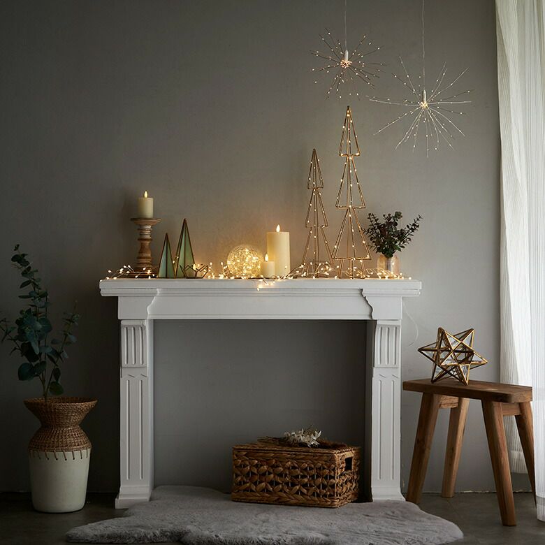 ストリングライト イベント クリスマスツリー 飾り 装飾 乾電池 イルミ デコレーション 店舗 カフェ 屋内 室内 照明 ハロウィンパーティー バースデーパーティー ギフト プレゼント [5]