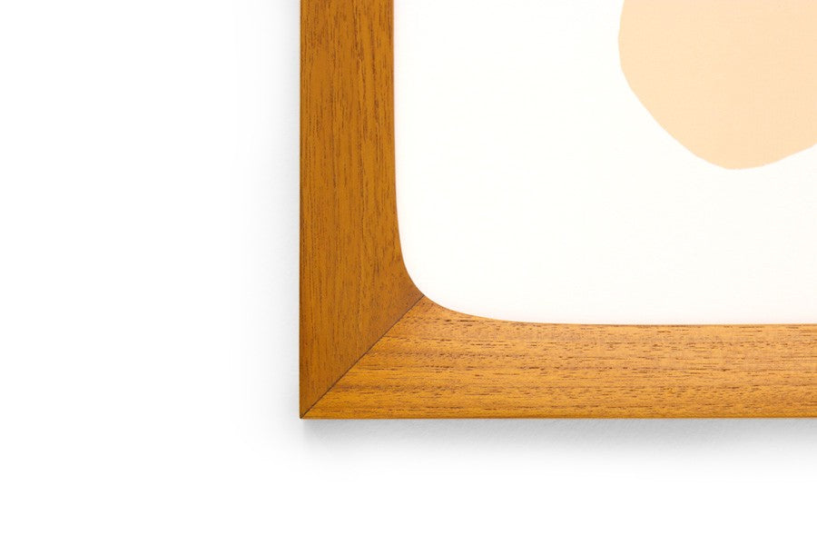 チーク無垢材天然木のポスターフレーム　50x70cm [2]