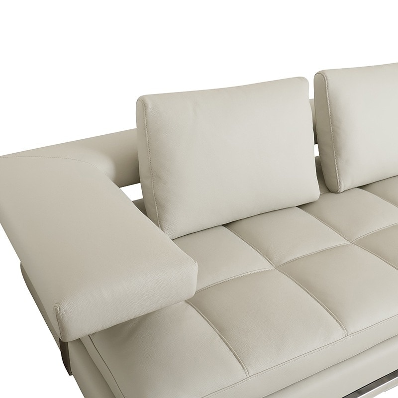 カウチソファ（ワンアームR・カウチL） ISOLA2 0071AM1-4RA 9425 LGY+0071AM1-LXLW 9425 LGY Orvieto 総本革(厚革1.3ミリ) KELVIN GIORMANI ケルビン ジョルマーニ【大型商品配送便でのお届け】 [5]