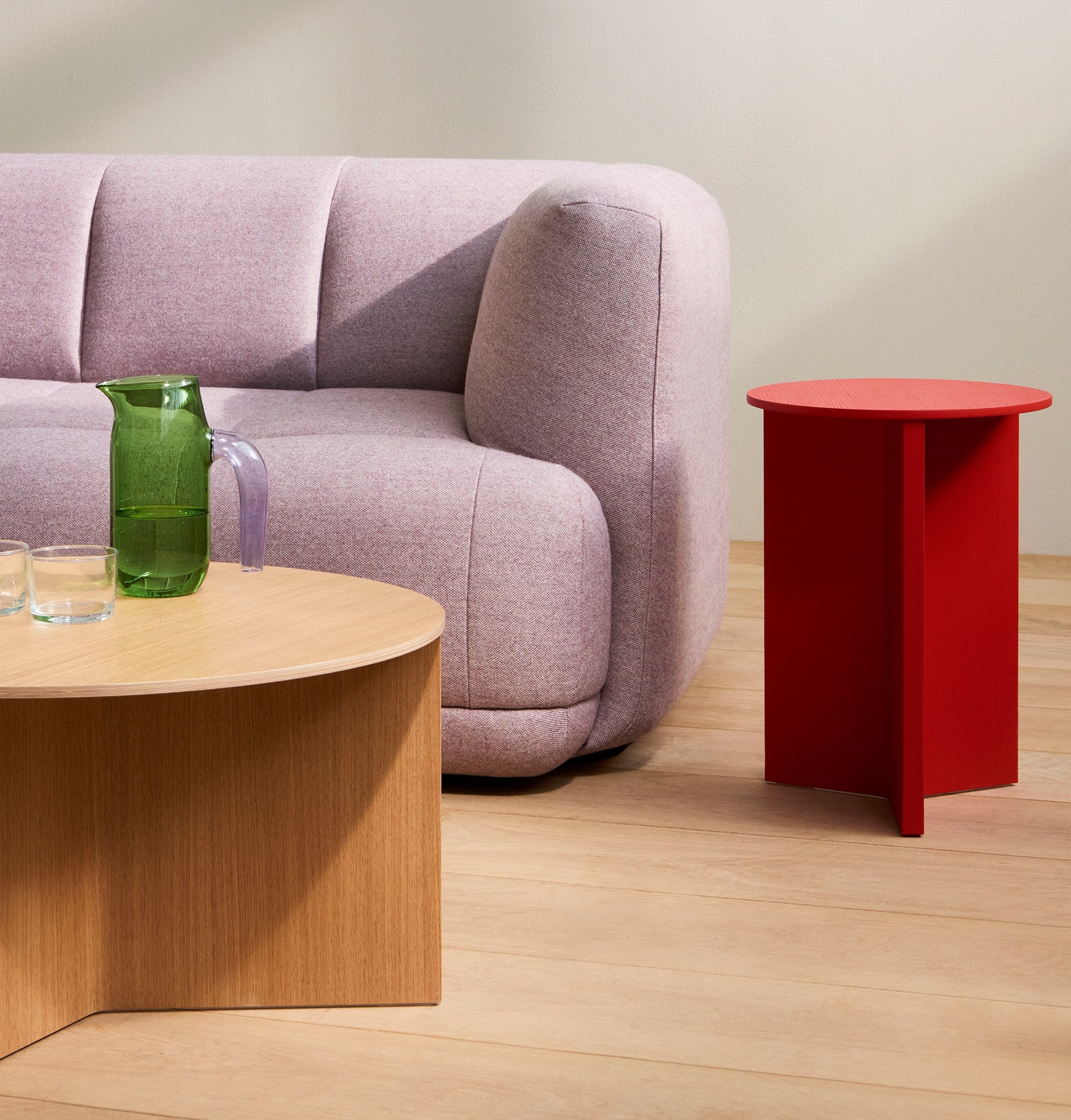 HAY ヘイ SLIT TABLE WOOD ROUND スリットテーブル ウッド ラウンド 木製 サイドテーブル インテリア おしゃれ かわいい 北欧 [2]