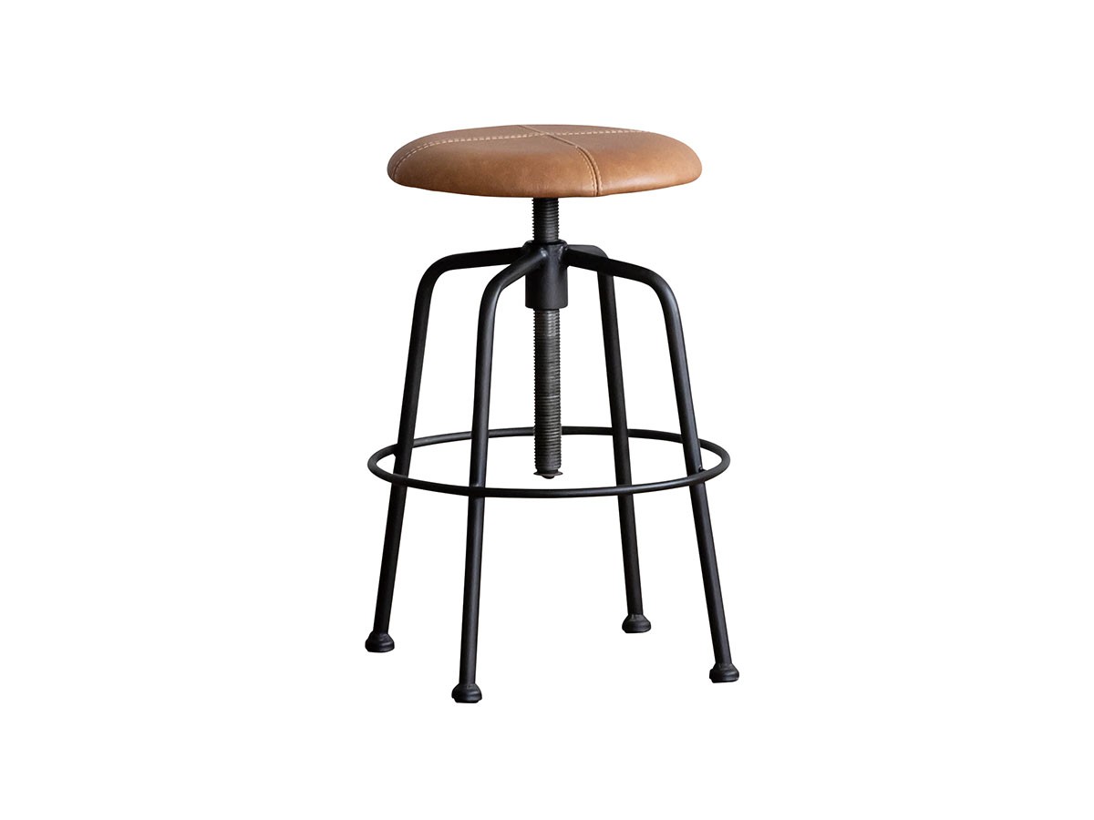 CONVEX STOOL S / コンベックス 昇降スツール S（リサイクルレザー） [2]