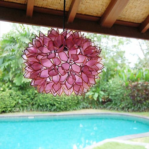 アジアン照明ならではの幻想的な光と影が浮き出るバリ島の人気アジアンランプ [5]