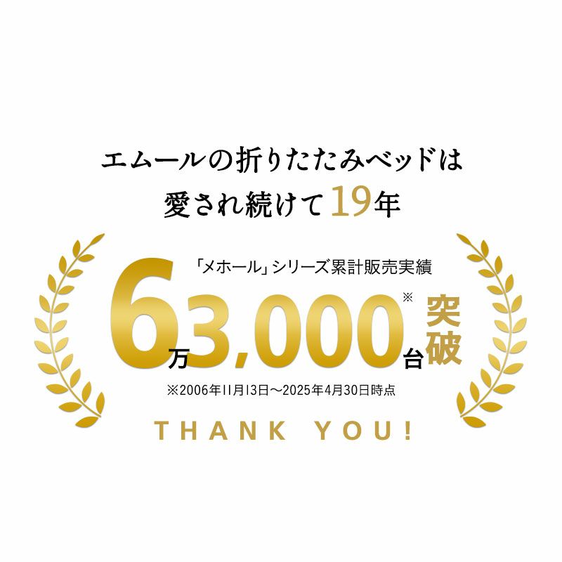 組立不要 折りたたみベッド MEHOL メホール 背もたれ5段階リクライニング 完成品 セミシングルサイズ ハイタイプ [2]