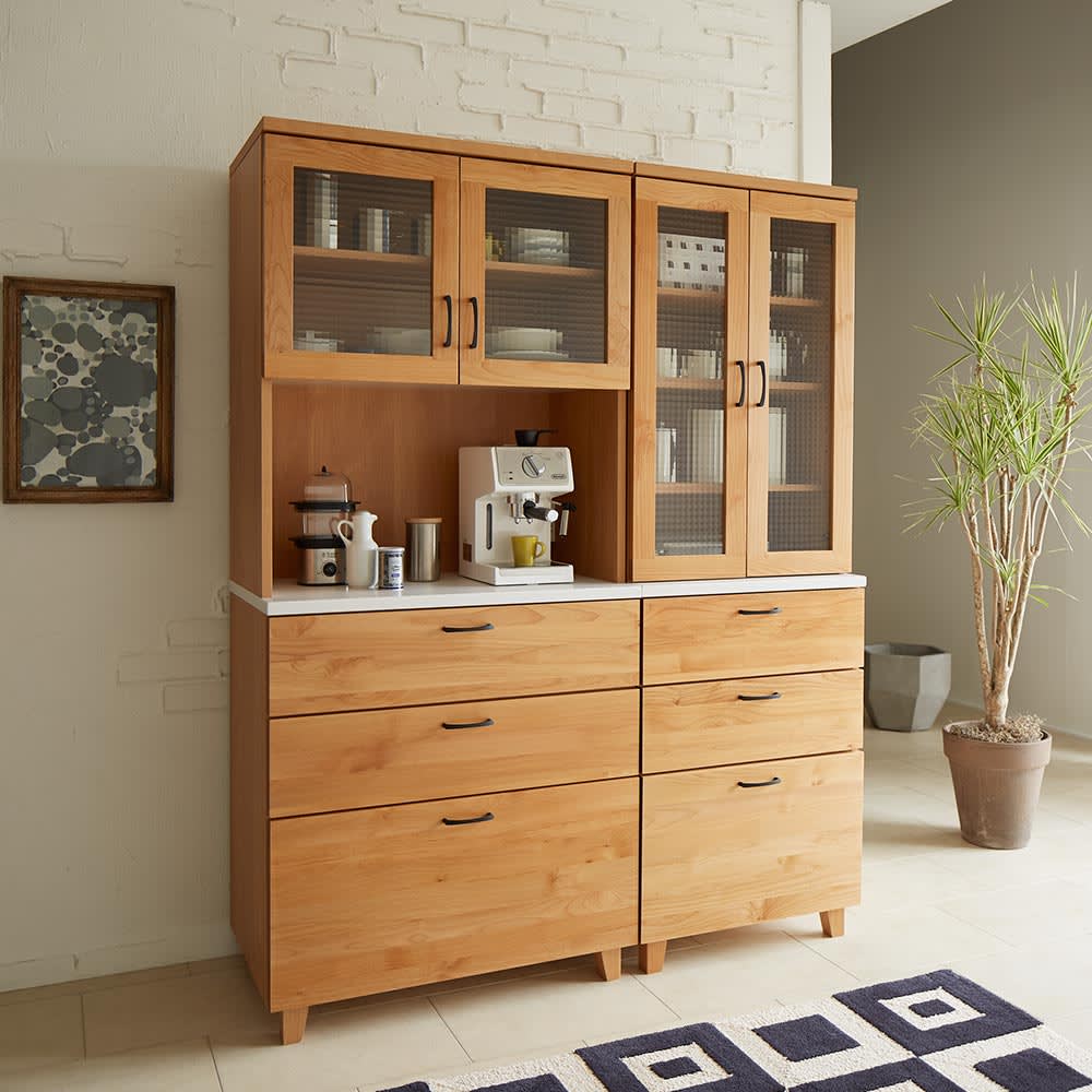 Pippi/ピッピ アルダー材コンパクトキッチン ハイキャビネット 幅60cm