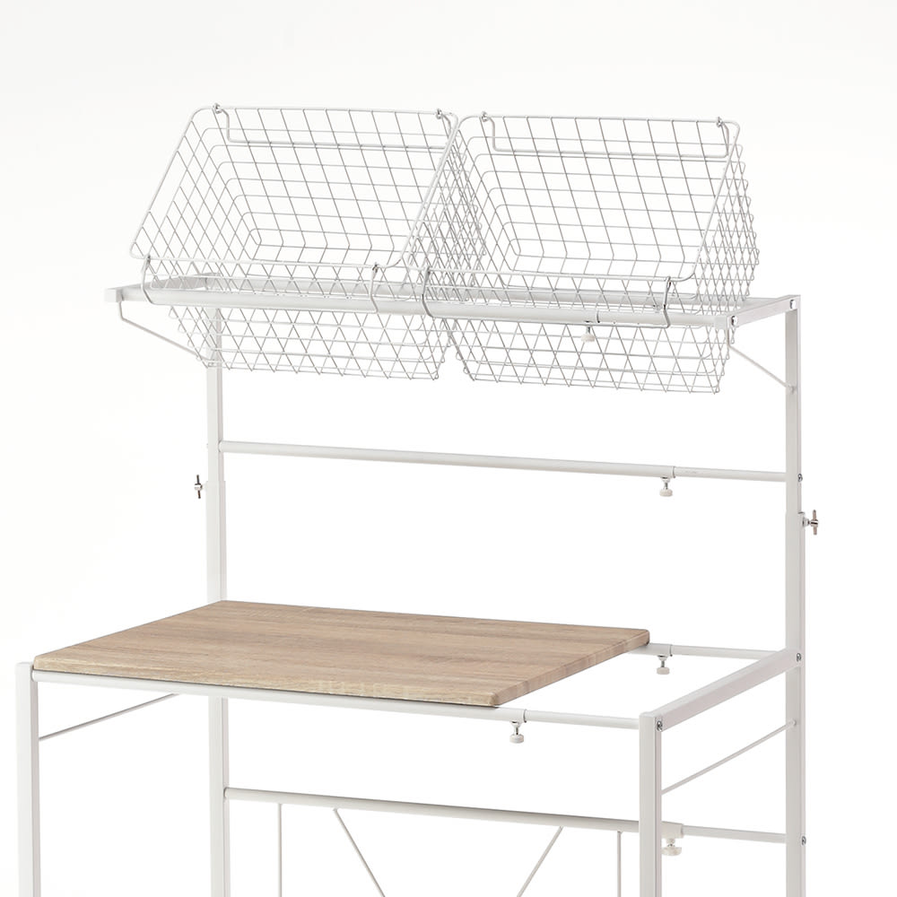 カフェスタイルランドリーラック バスケット単品 2個組 [5]