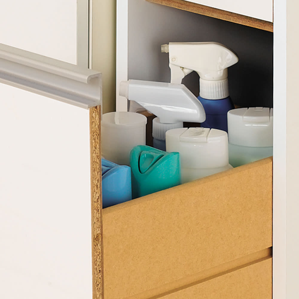 天板が使える すき間収納庫 ロータイプ・幅15cm [4]