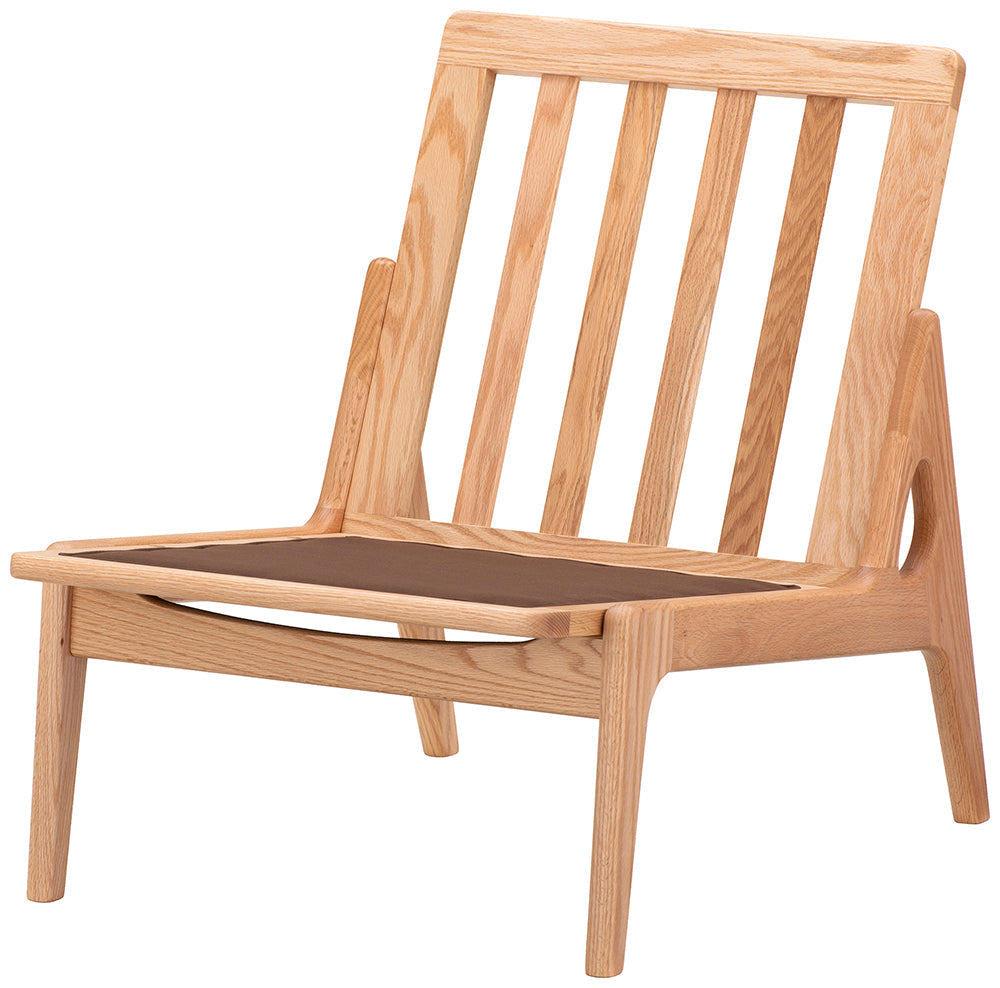 マルニ60 maruni60 オークフレーム 肘無し アームレスチェア 1シーター 1人掛け シングル ソファ ゼラコート 合成皮革 [5]