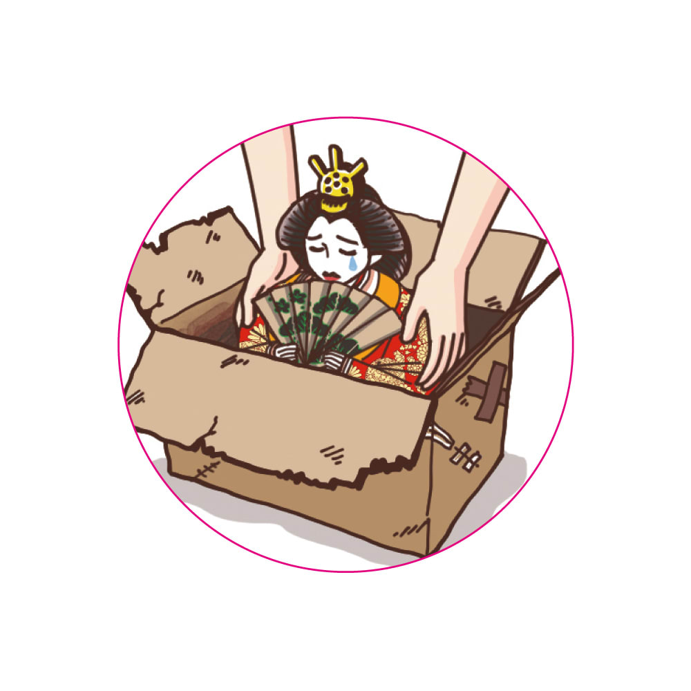 大切な衣類やひな人形をしまえる総桐収納ケース 3段・高さ69.5cm [2]