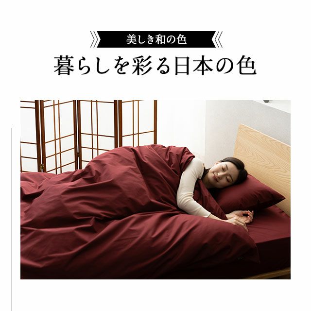 【エムールカラー】 掛け布団カバー 日本製 綿100% 抗菌・防臭・防ダニ シングルサイズ [4]