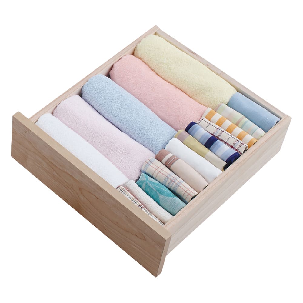 頑丈天板を賢く活用！ワイドクローゼットチェスト 4段・幅120cm [4]