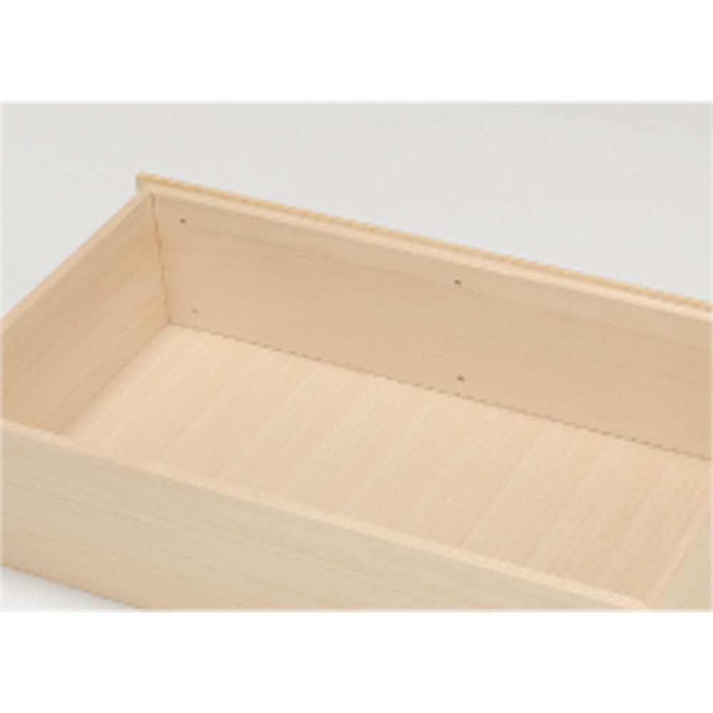 【日本製】北欧風総桐チェスト 幅75cm・3段（4杯） [3]