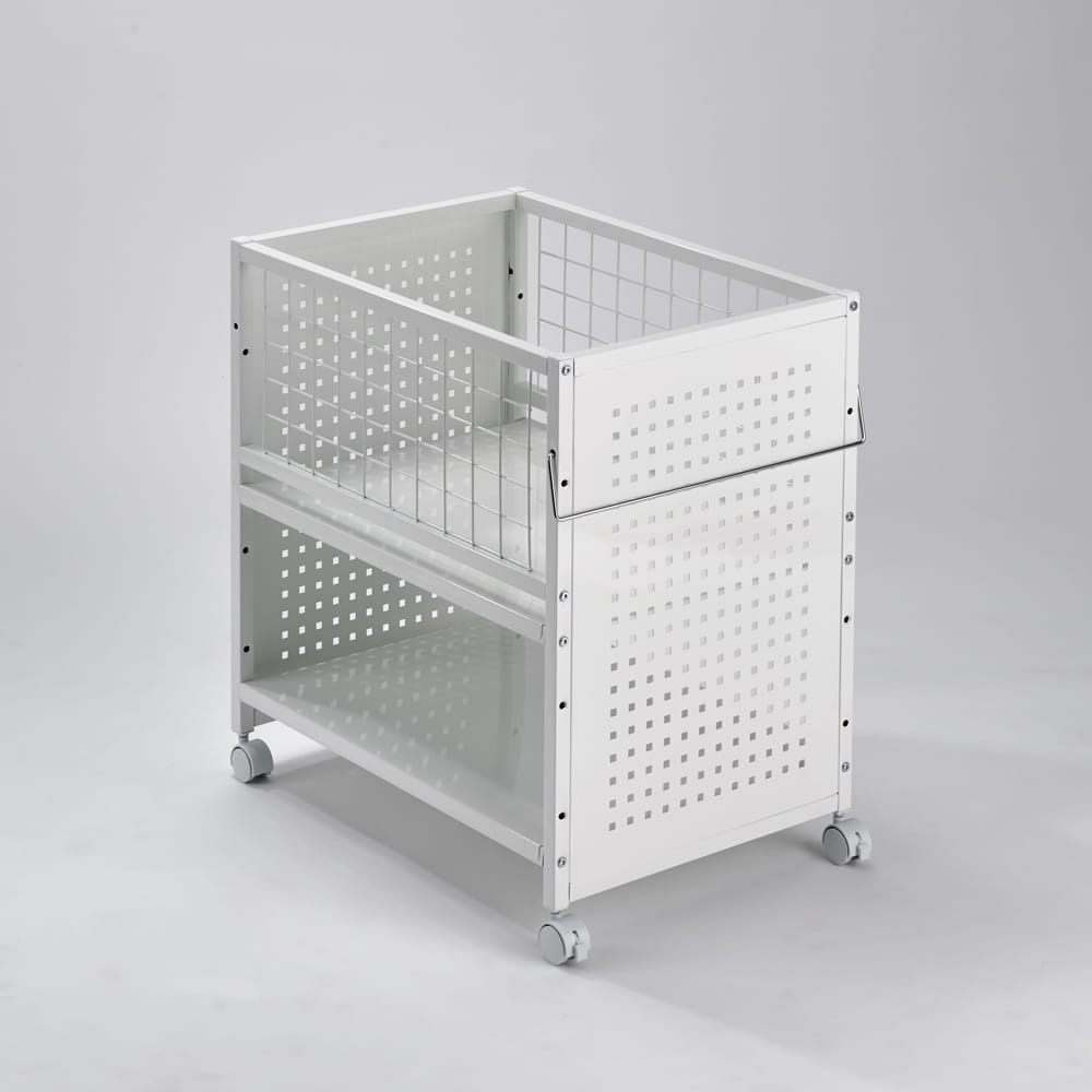 片付けラクラク！頑丈押し入れ収納ワゴン 幅45cm奥行65cm高さ65cm