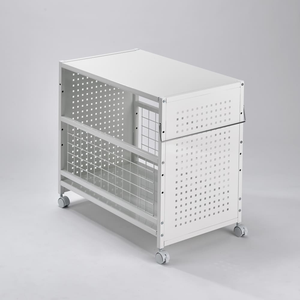 片付けラクラク！頑丈押し入れ収納ワゴン 幅45cm奥行75cm高さ65cm