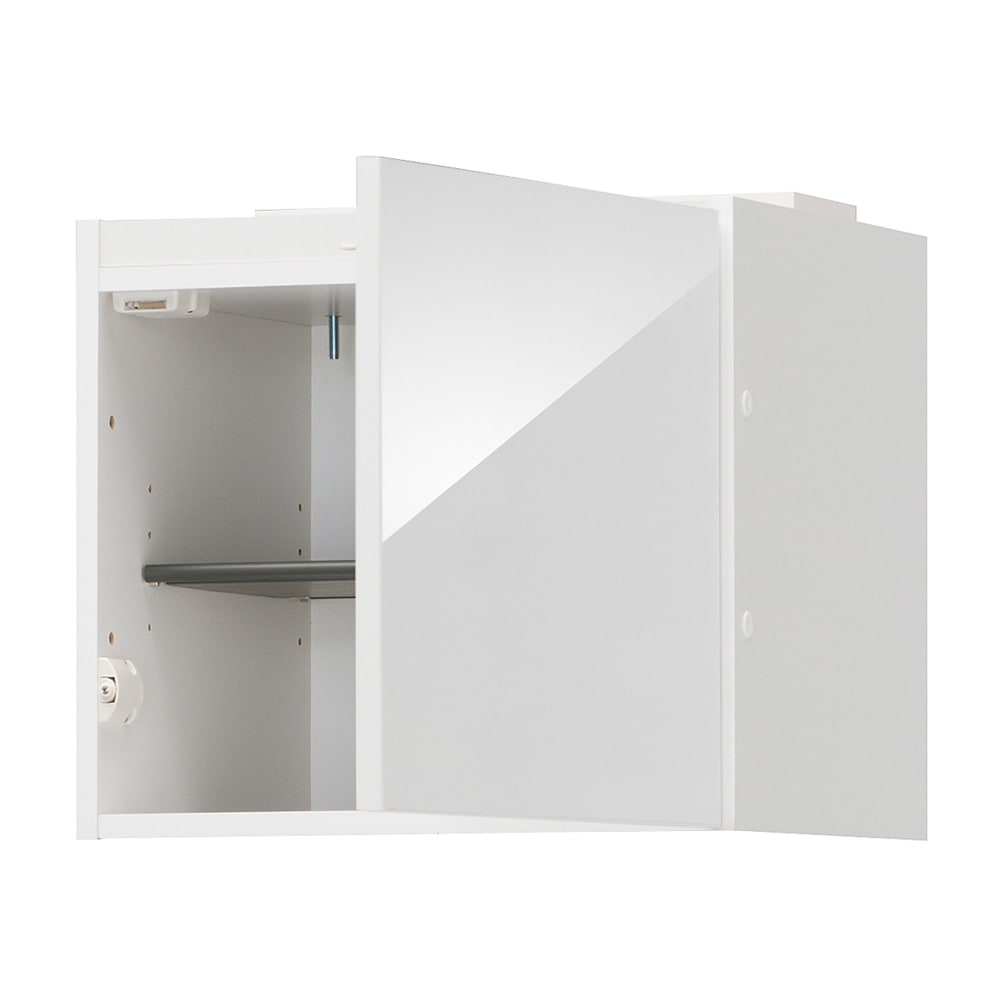 インテリアに合わせて8色＆13タイプから選べるシューズボックス 上置き（右開き） 幅45cm高さ30〜80cm