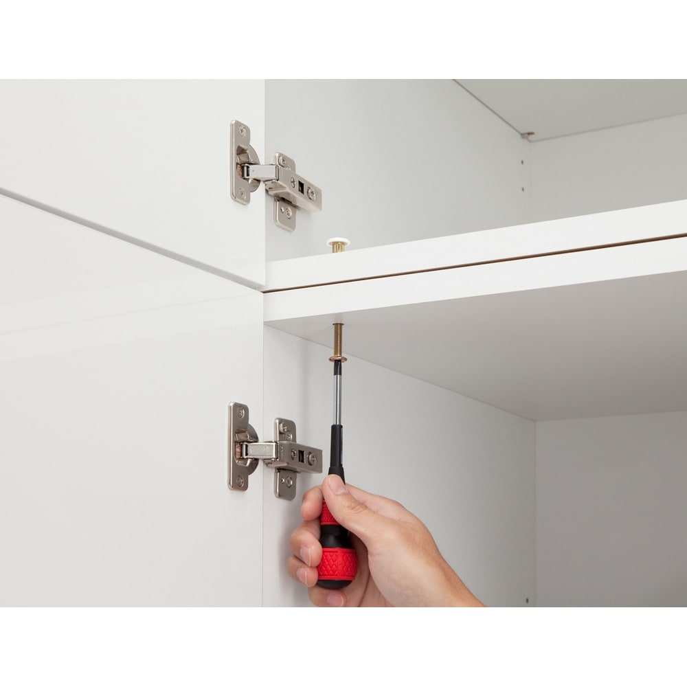 インテリアに合わせて8色＆13タイプから選べるシューズボックス 上置き（右開き） 幅45cm高さ30〜80cm [3]