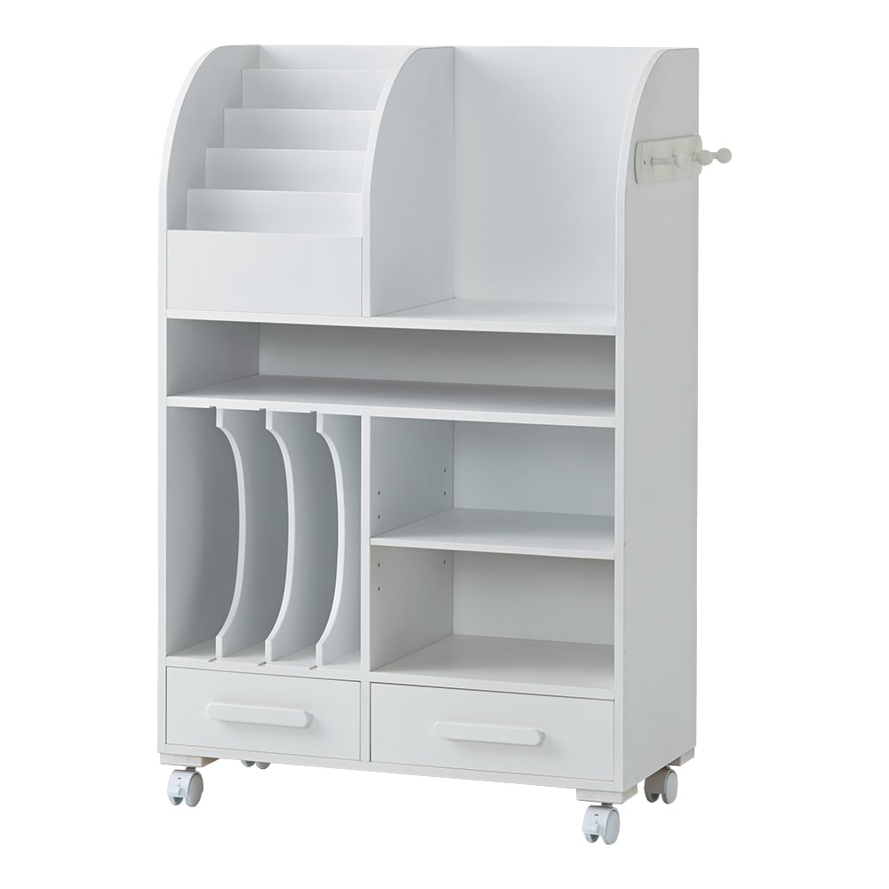 ［国産］明日の準備ラクラク！しつけマルチワゴン（A4ランドセル対応） [4]