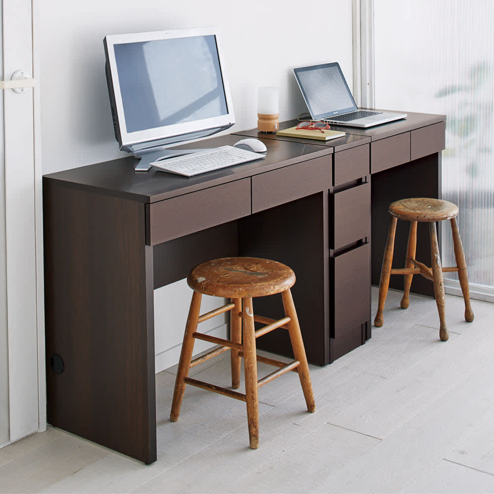 配線すっきり幅オーダーデスク 幅60〜150cm（1cm単位オーダー）