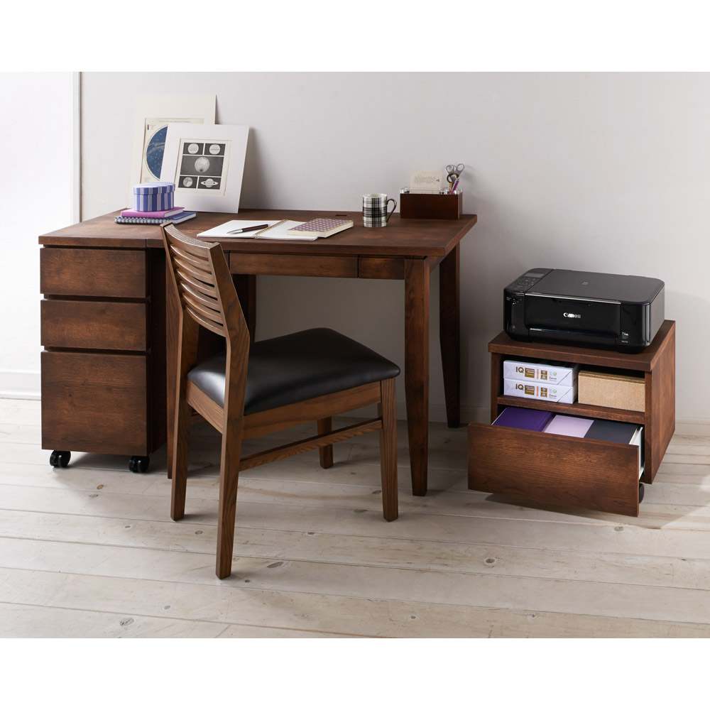 北欧カントリー風 ウッドデスクシリーズ デスク 幅90奥行50cm