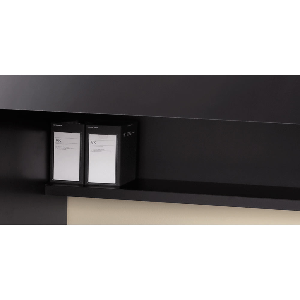 引き出し付き 光沢仕上げアーバンデスクシリーズ デスク 幅90cm [5]