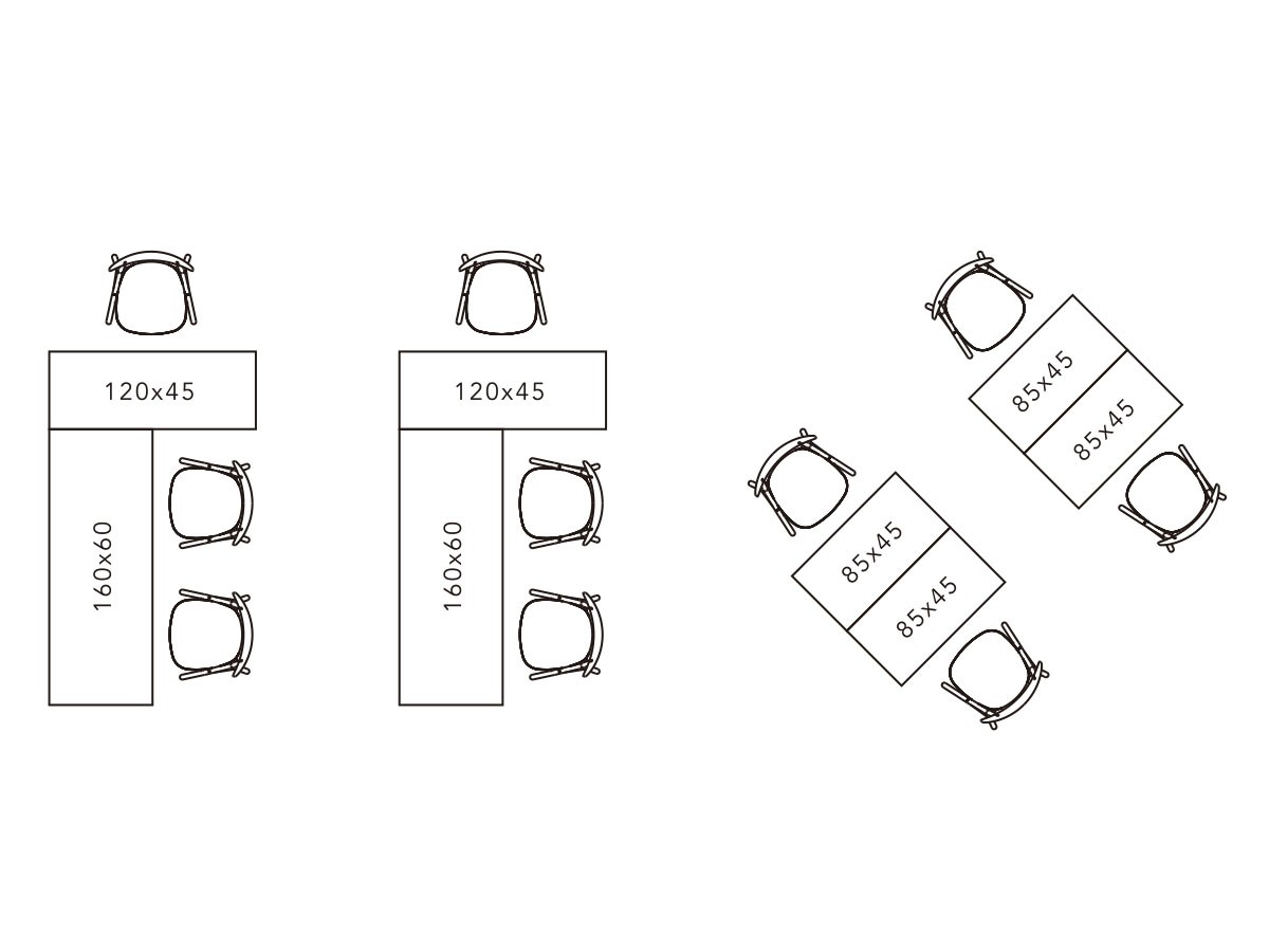 CUSTOMIZE TABLE / カスタマイズ テーブル 幅85cm [5]
