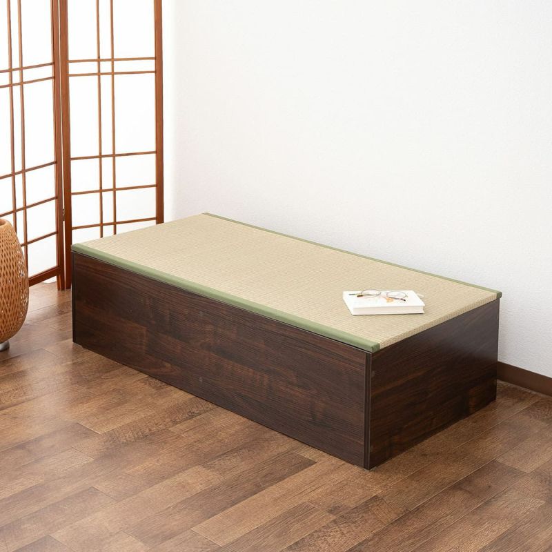 大容量 畳収納ユニット 小上がり 天然い草 桐スノコで湿気から守る japandi 和モダン 立川ショールーム体験可 [4]