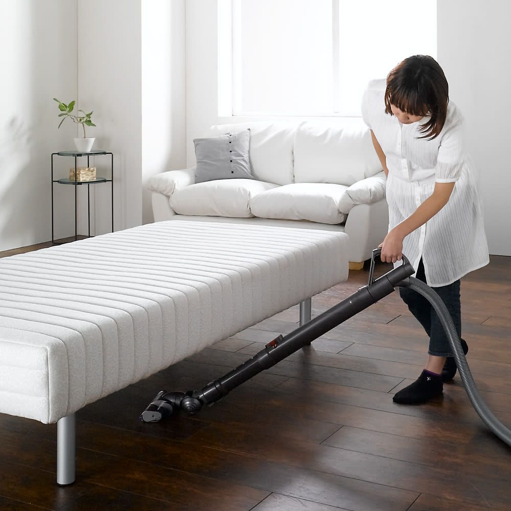【ミドルタイプ・脚高15cm高さ37.5cm】France Bed/フランスベッド 軽くて丈夫な脚付きマットレスベッド [4]