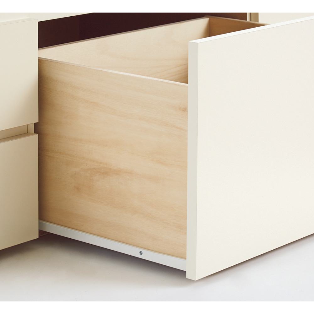 省スペース対応コンパクトチェストベッド 棚無し（国産ボンネルコイルマットレス付き）【ショート/レギュラー】 [5]