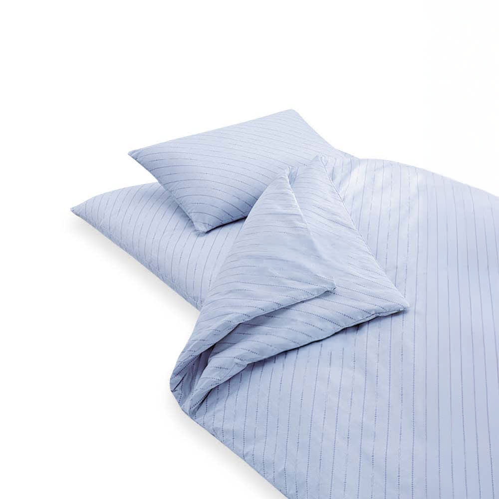 綿100％生地のダニゼロック布団 洗える2枚合わせ掛け布団（洗濯ネット付き） シングルロング