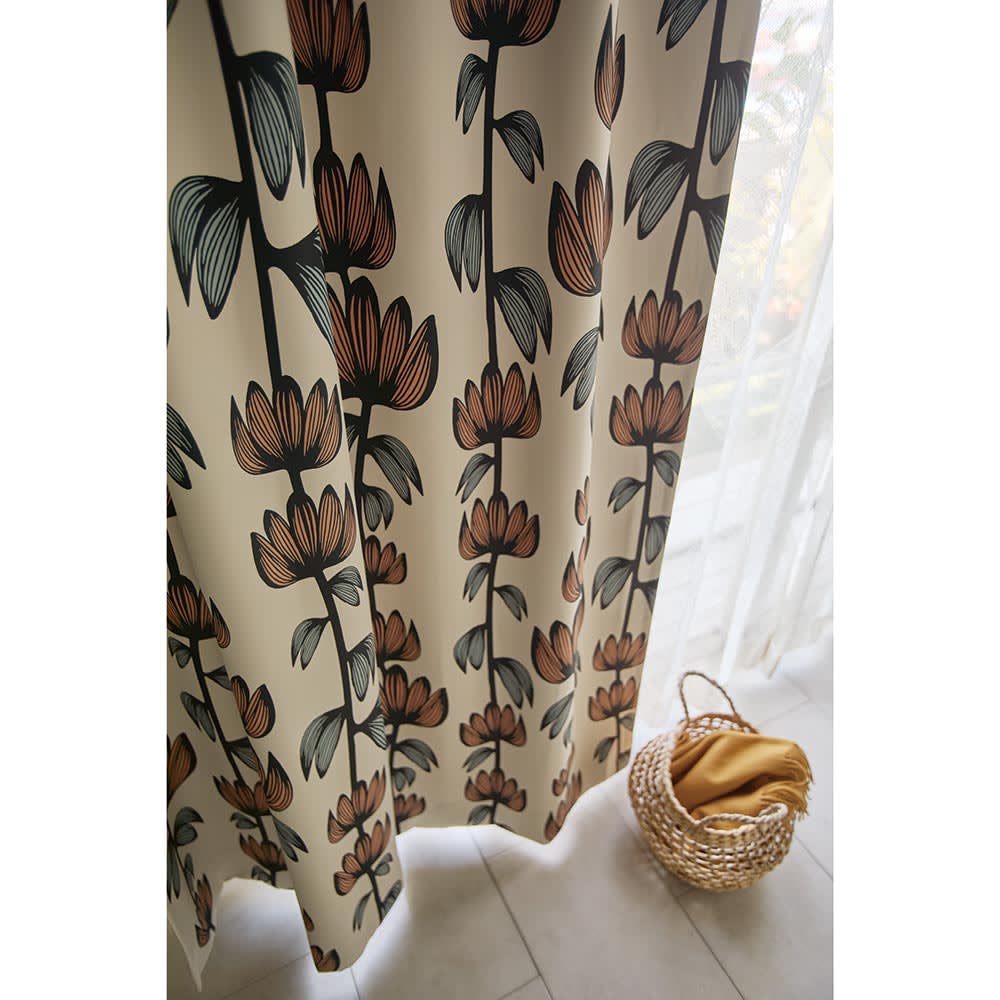 Finlayson ALMA/フィンレイソン アルマ　遮光カーテン（2枚）