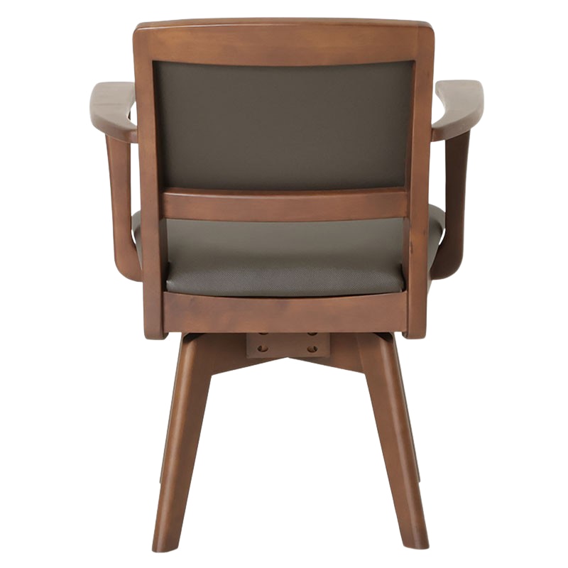 回転アームチェア レイドック AC DBR/BR【大型商品配送】 [5]