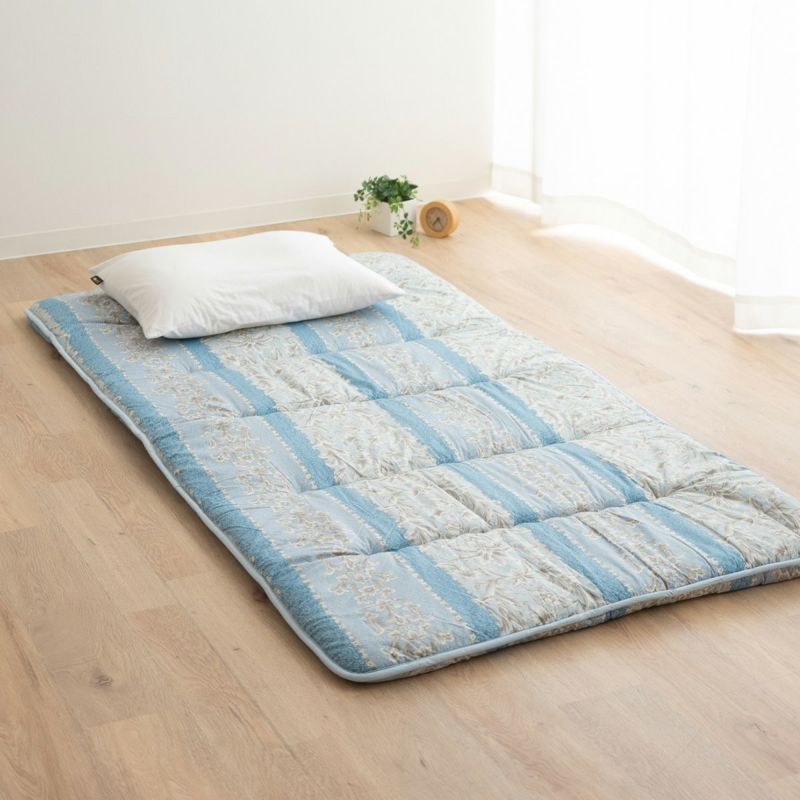 日本製 軽量 6つ折り 敷き布団 シングルサイズ 約100×200cm 抗菌 防臭 防ダニ