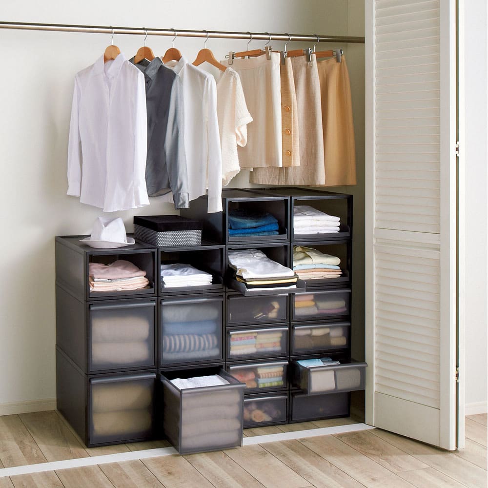 クローゼットシステム トレータイプ 2個組 [2]