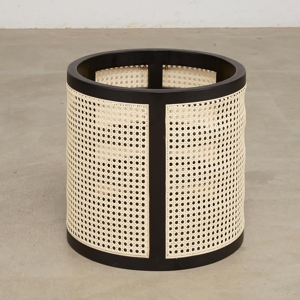 オークとラタンのバスケット L [2]