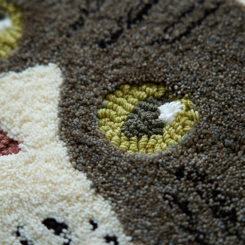 アクセントマット ネコカオ ハチワレ [5]