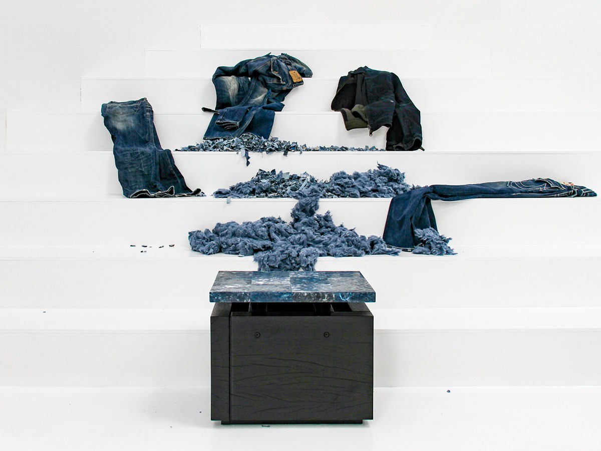 Ju "gravity" Low Table 1.0 / ジュウ “グラビティ” ローテーブル 1.0 （ホワイトセーターストーン） [4]