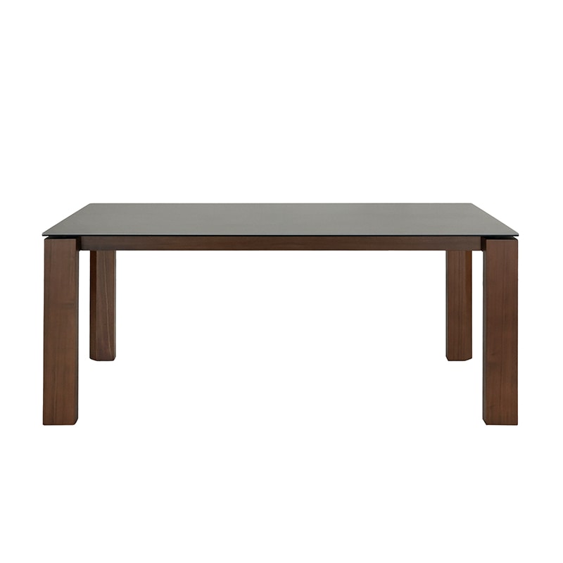 セラミックテーブル VEINWOOD TOP LGY+脚 VEINWOOD2 FRAME WN【大型商品配送】 [3]