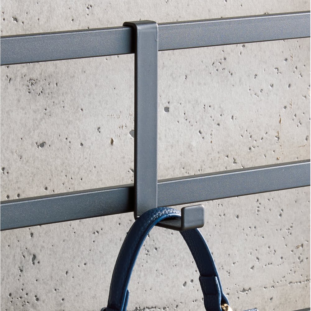 ブルックリン風 突っ張りブティックハンガー 幅85cm [4]