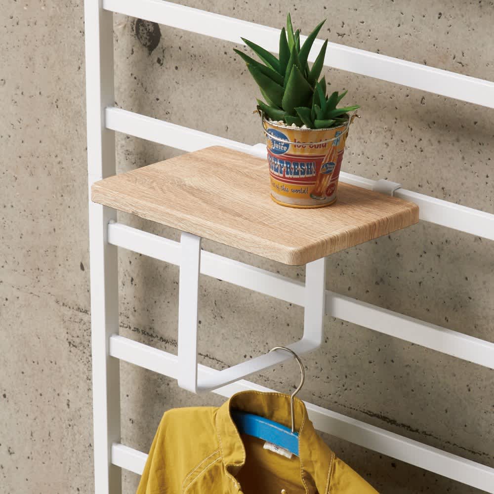 ブルックリン風 突っ張りブティックハンガー 幅85cm [5]