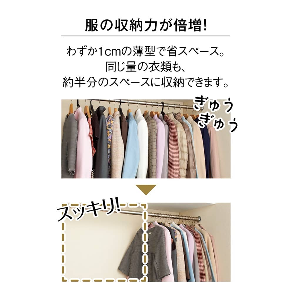 MAWA/マワ ハンガー ゴールドフック 人体ハンガー 10本組 [4]