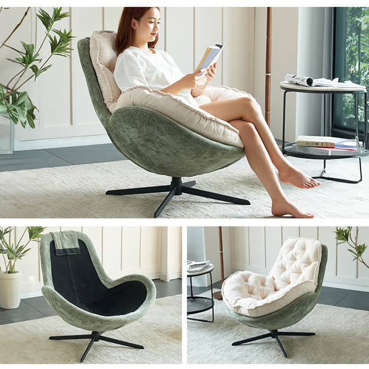 ソファ 1人掛け  北欧デザイン ソファー 360°回転  一人暮らし おしゃれ dlo-017