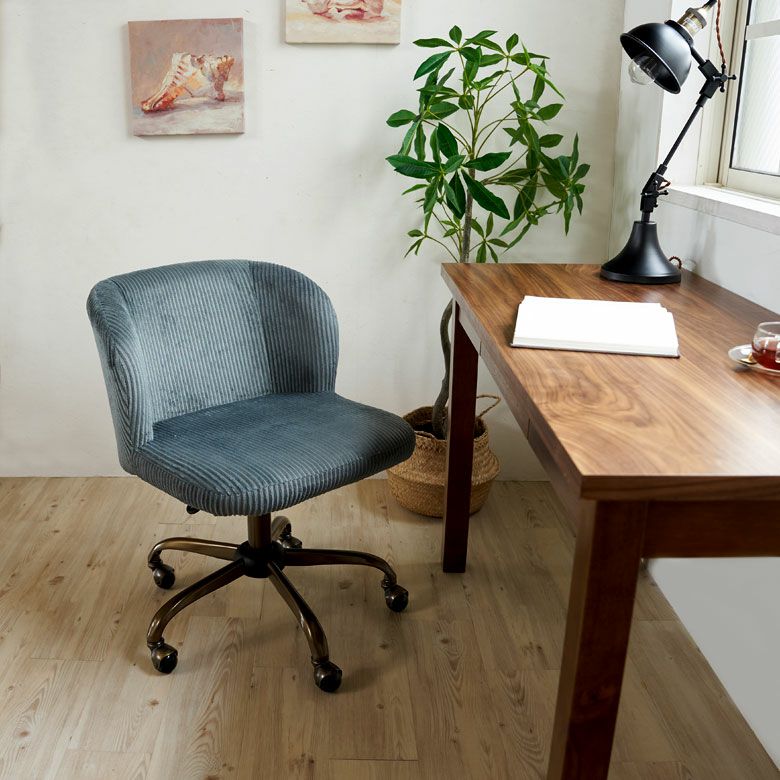 オフィスチェア イス いす アーム付き コンパクト 在宅ワーク [2]