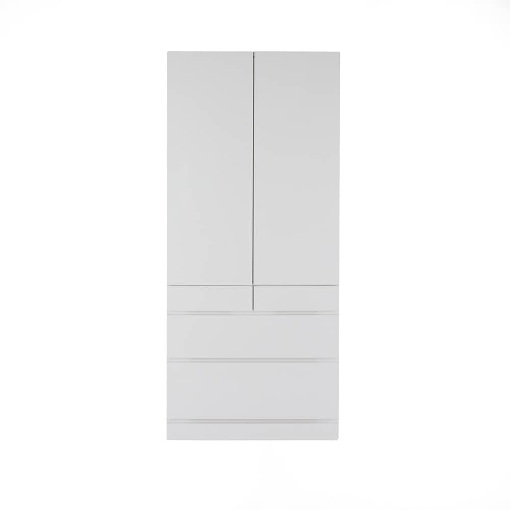 リビングワードローブ 棚チェストタイプ 幅80cm奥行56cm高さ180cm [2]