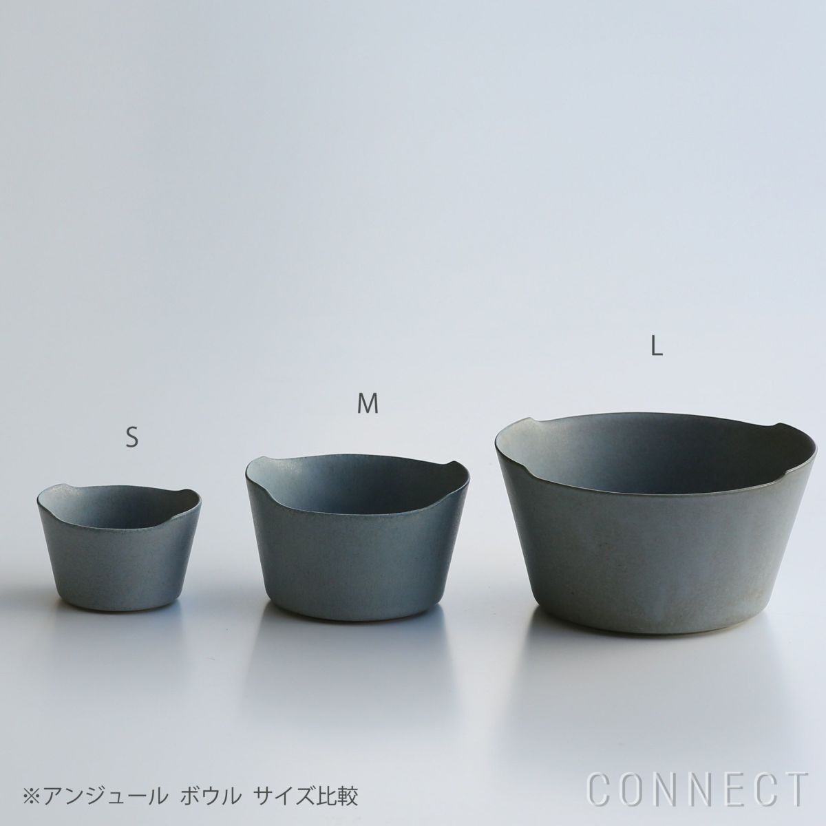 yumiko iihoshi porcelain （イイホシユミコ） unjour （アンジュール） matin bowl（M） スモークブルー [3]