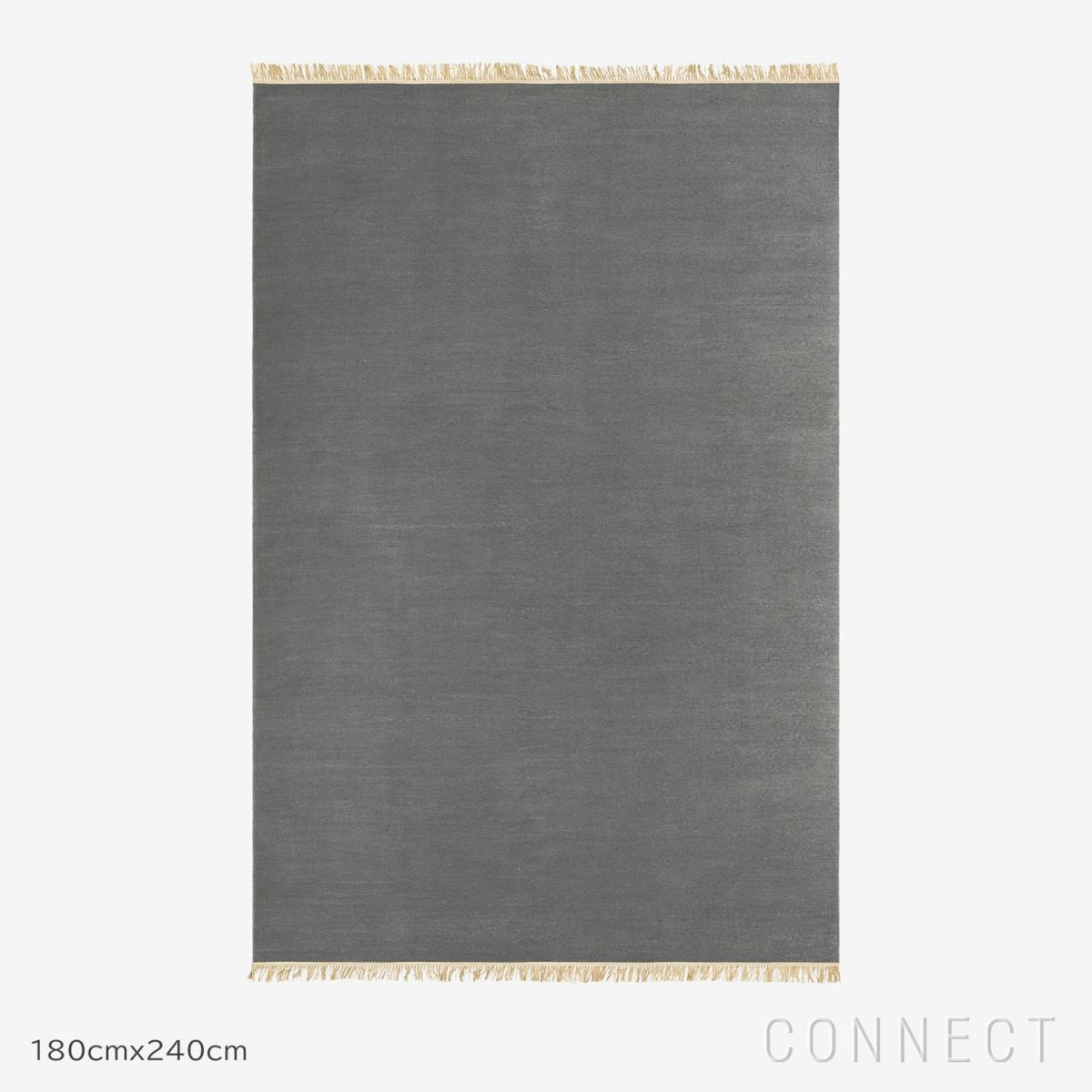 【リビングキャンペーンpt10倍】【レビュー特典あり】Kvadrat（クヴァドラ） / Vintage Naturally Coloured Fringes（ヴィンテージ ナチュラリー カラード フリンジ） / 7154000（180cm×240cm） / ラグ《滑り止めプレゼント》 [2]